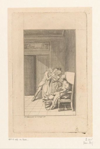 Amalie von Stolzenbach Faints When Surprised by Her Beloved Philip von Freudenthal