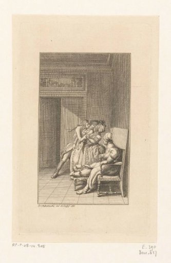 Amalie von Stolzenbach Faints When Surprised by Her Beloved Philip von Freudenthal
