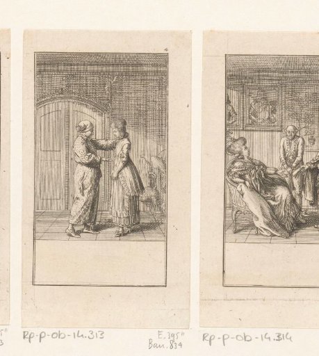 Reinhard in Conversation with His Wife