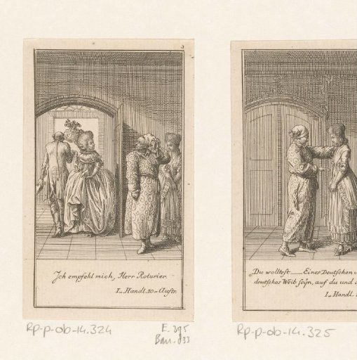 Frau von Schmerling leaves the room and leaves the angry Reinhard behind