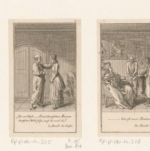 Reinhard in conversation with his wife