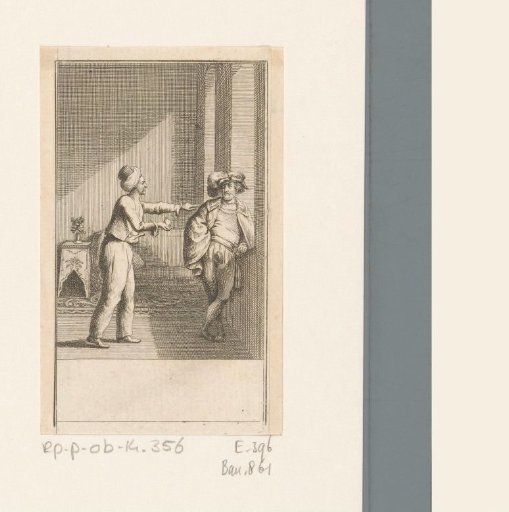 Louis IX is offered the heart of the Egyptian Sultan