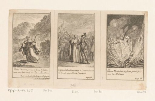 Three scenes from Histoire des Croisades by Maier
