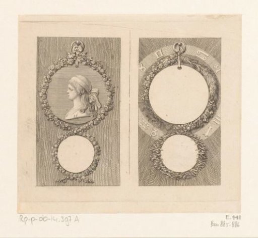 Portrait and title page for the Lauenburg calendar 1783