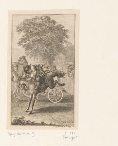 Ragotin holds on to the bucking horse