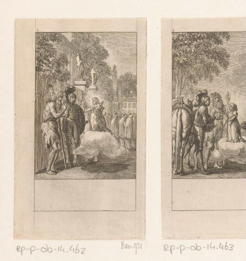 Huon de Bordeaux and Gérasme in Conversation with the Fairy King Oberon