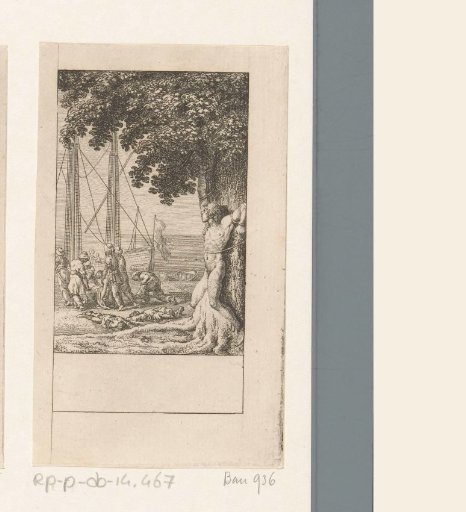 Pirates Abduct Claramond and Leave Huon de Bordeaux Naked Tied to a Tree