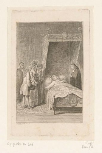 Deathbed of Friedrich Wilhelm