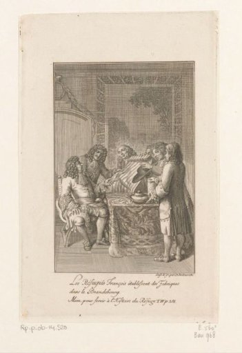Friedrich Wilhelm Examining the Fabrics