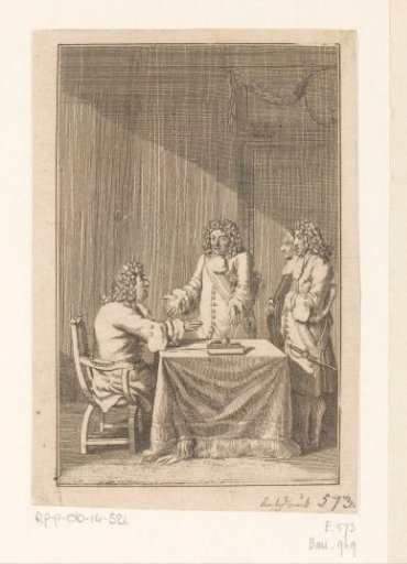 Minister Grumbkow and Gaultier Inform Friedrich Wilhelm That the State Treasury Is Empty
