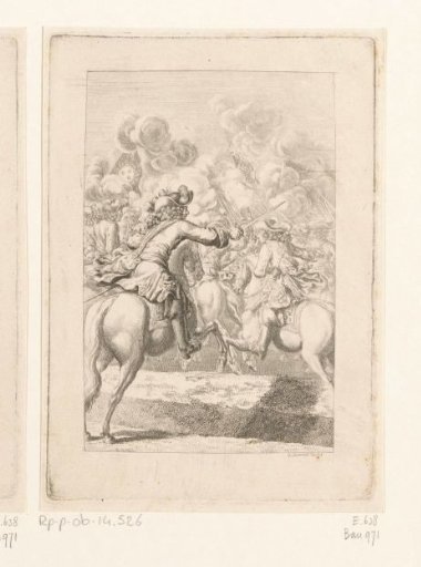 Friedrich III on the Battlefield During the Nine Years' War