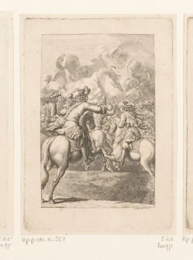 Friedrich III on the Battlefield During the Nine Years' War