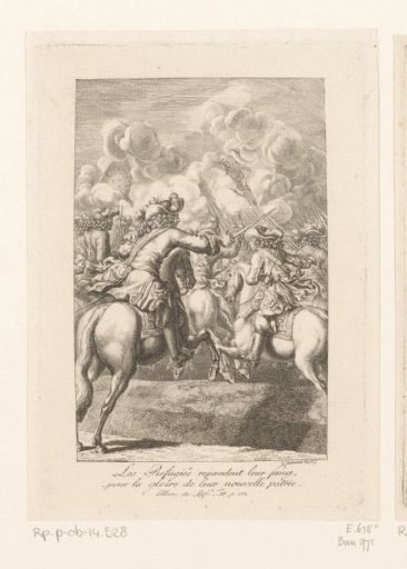 Friedrich III on the Battlefield During the Nine Years' War