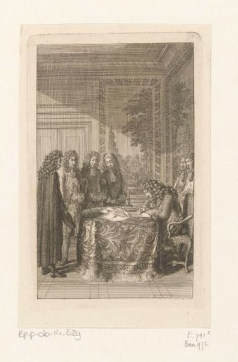 Friedrich I Signs the Decree for the Construction of the Church in Friedrichstadt