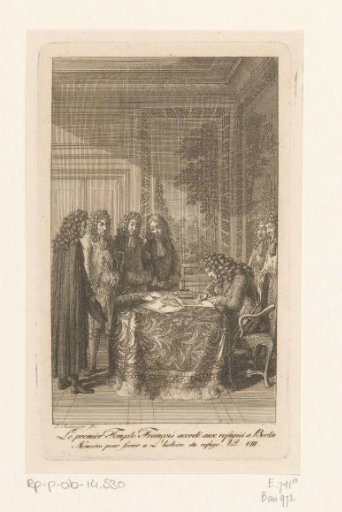 Friedrich I Signs the Decree for the Construction of the Church in Friedrichstadt