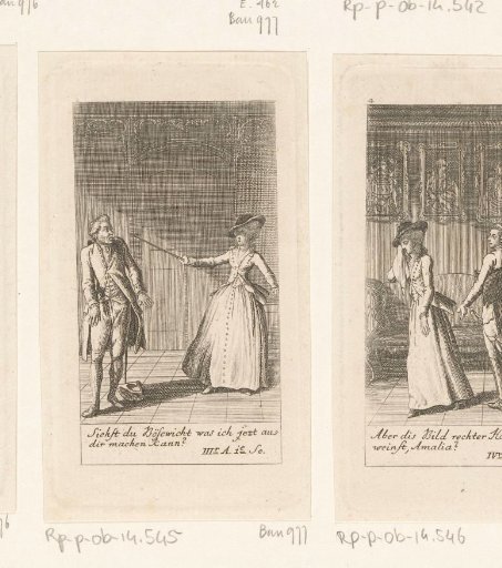 Amalia wards off Franz with a sword