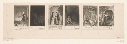 Six scenes from Sterne's *A Sentimental Journey*