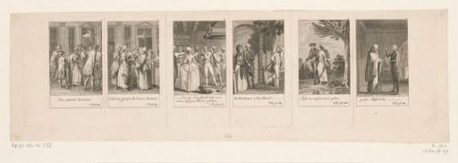 Six scenes from Sterne's *A Sentimental Journey*