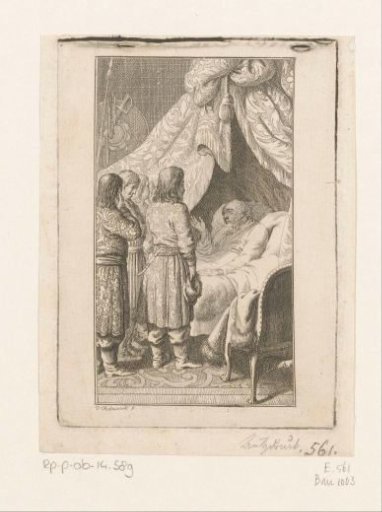 Rurik, Sineus and Truvor decide to divide the rule over the Novgorod Empire at their father's deathbed