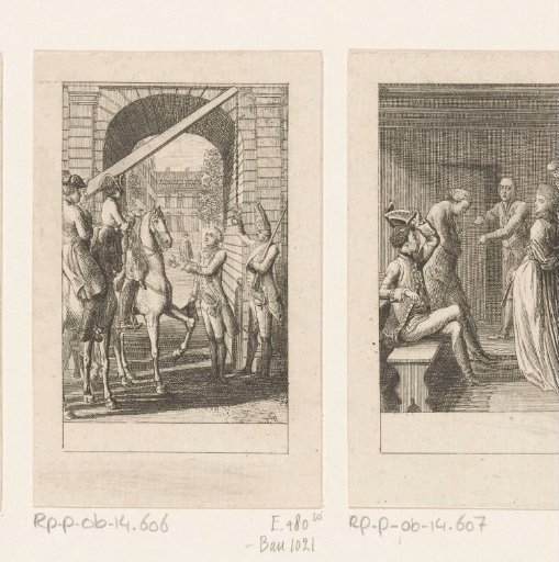 Baron Siegfried refuses to reveal his true identity at the gate