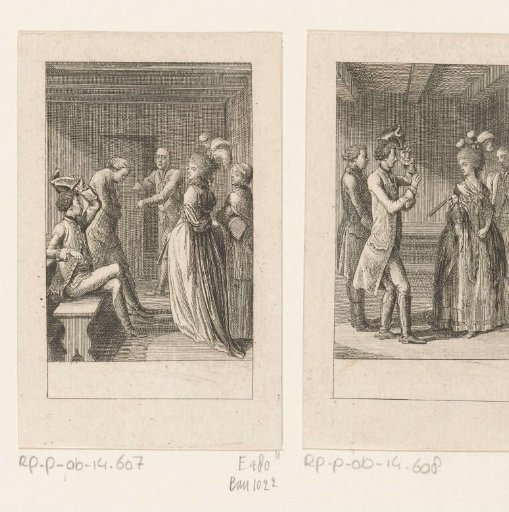 Baron Siegfried meets Baroness von Wellenthal by a misunderstanding