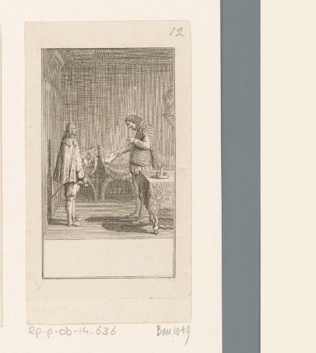 Olivarez hands Gil Blas his letter of nobility