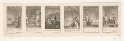 Six scenes from Lesage's Gil Blas de Santillane