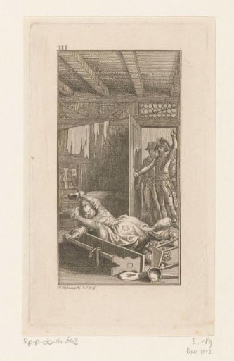 Schoolmaster Schwalde in conflict with Frau Brigitta