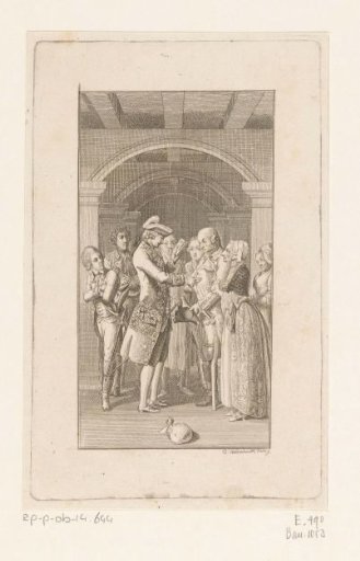 Performance of the play Minna von Barnhelm