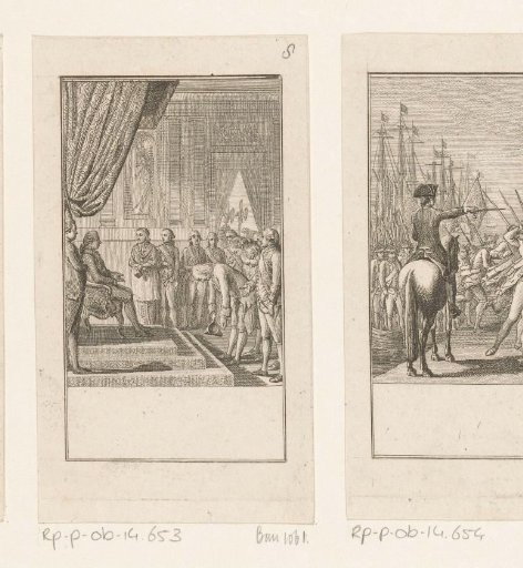 Benjamin Franklin at an Audience in Versailles