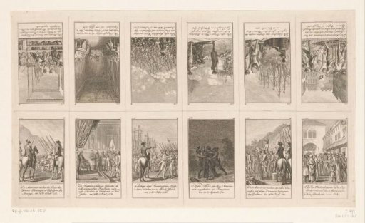 Twelve Scenes from Sprengel's History of the Revolution of North America