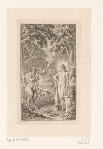 Musical contest between Apollo and Marsyas