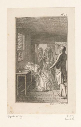 Belford visits Clarissa in the dungeon