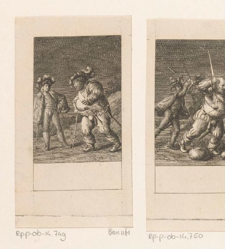 Prince Henry and Falstaff near Gadshill