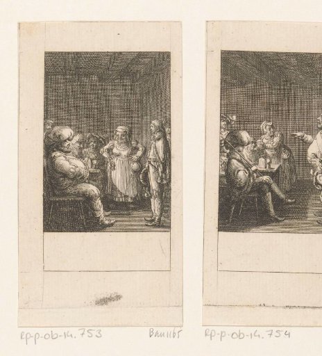 Falstaff disguised as a prince before Henry