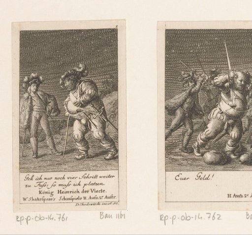 Prince Henry and Falstaff Near Gadshill