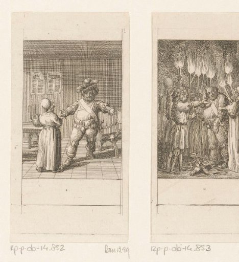 Falstaff receives the message from Mrs. Page