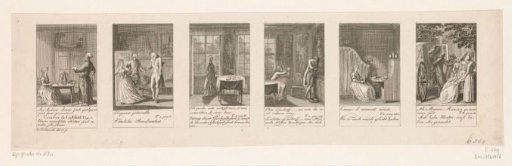 Six scenes from Caroline von Lichtfield by Isabelle de Montolieu