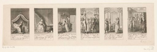 Six scenes from Caroline von Lichtfield by Isabelle de Montolieu