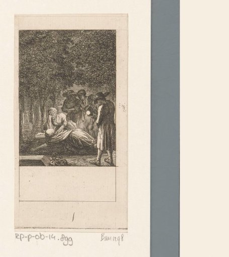 Camilla and Her Maid Betty Weeping over the Grave of Sir Robert