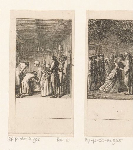Sir Robert and His Sister Watching Camilla Hold a Washbasin and the Physician Attending the Sick