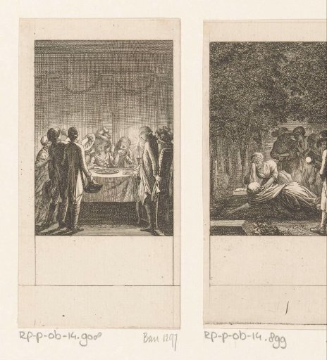 Camilla at Table with Her Friend Nancy and Lord Belton Prior to the Duel