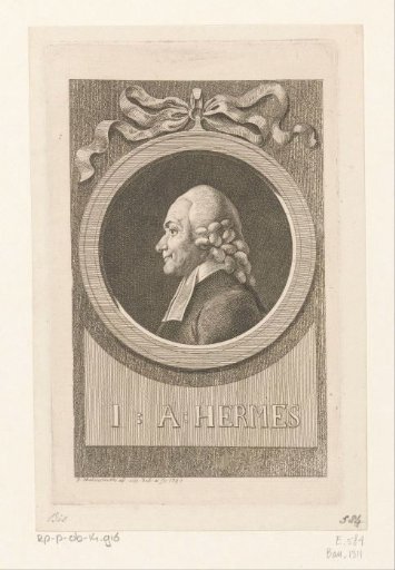 Portrait of Johann August Hermes