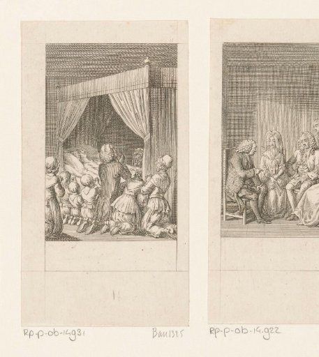 Mr. Albany Praying with His Children and Maids by the Bed of the Unconscious Cecilia
