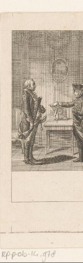 Frederick II asks Gellert about the moral of his fable
