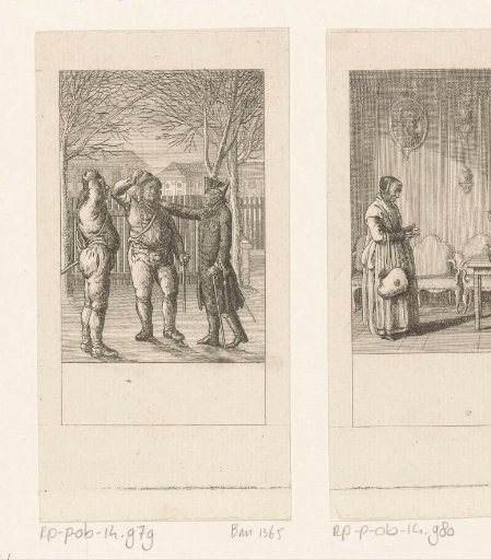 Frederick II shows himself to the porters