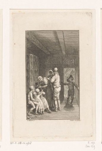 Mother Taking Apples from the Oven