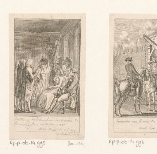 The Princess in the castle at Schoonhoven on 29 June 1787