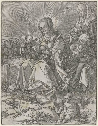 Mary with the Christ Child on a Fence