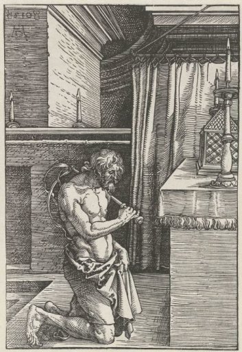 The Penitent Man (King David?)